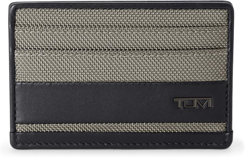 Tumi - Alpha Slim Card Case - Slim Billfold Wallet for Travel - Slip Pocket Wallet - Small Wallet - 2.8" X 4.1" X 0.2" - Grey Alloy - Image 1